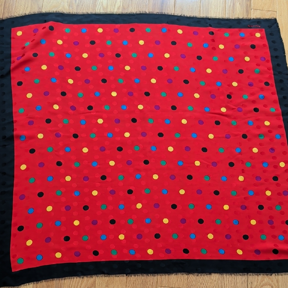 Echo Polka Dot Scarf